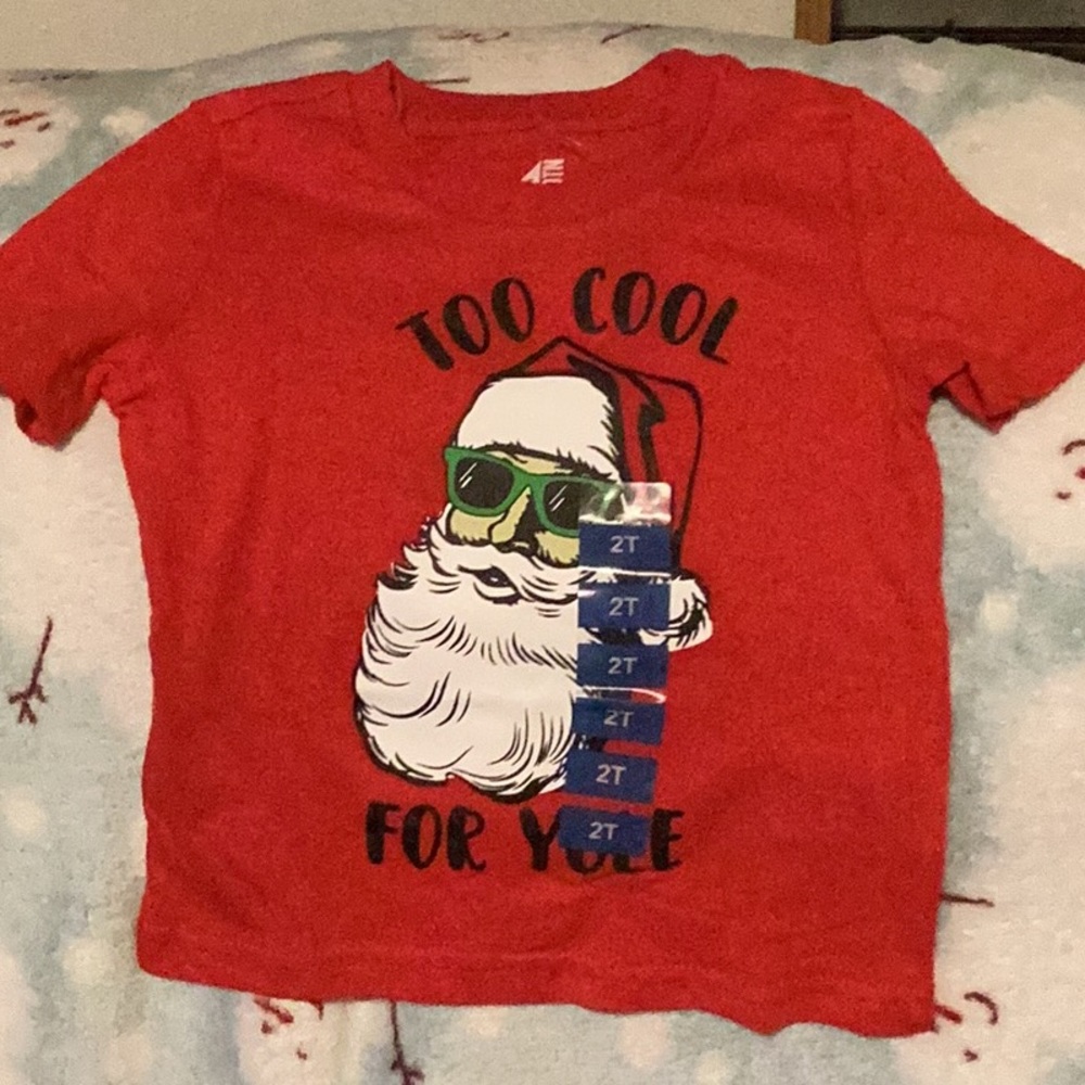 CHRISTMAS Short Sleeved Tee “TOO COOL FOR YULE”